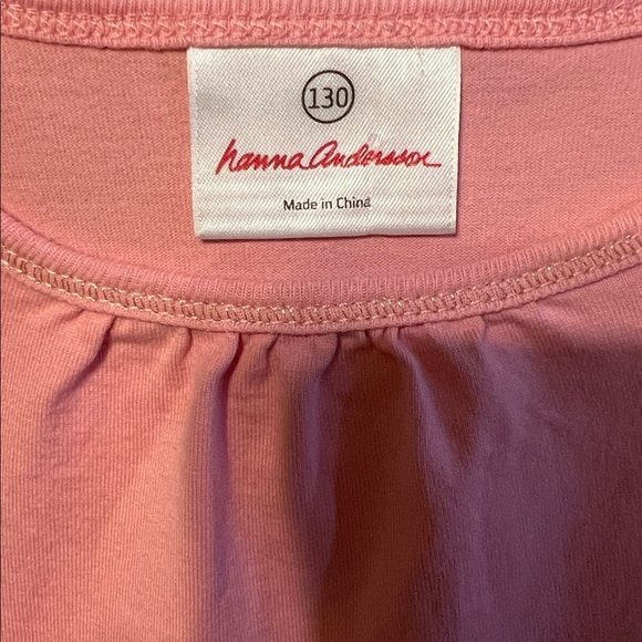 BOGO free 🎉Vintage Hanna Andersson pink tulle dress size 130 (US 8) - Picture 6 of 10